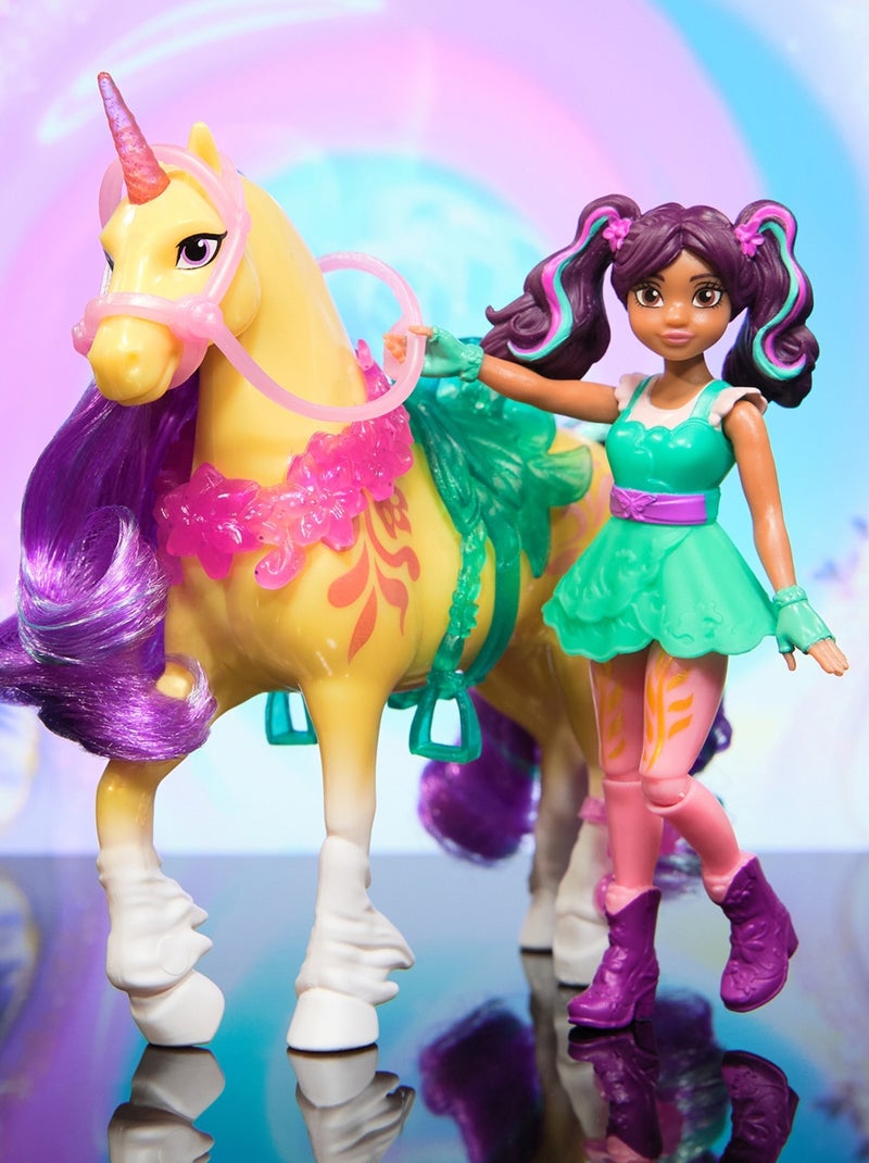 Unicorn Academy - L'ecole des licornes - Licorne Leaf + Poupée Ava Multicolore - Kiabi