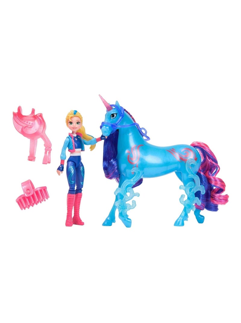 Unicorn Academy - L'ecole des licornes - Licorne River + Poupée Isabel Multicolore - Kiabi