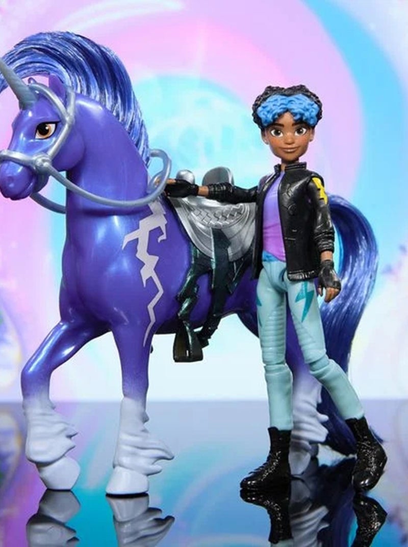 Unicorn Academy - L'école des licornes - Licorne Storm + Poupée Rory Violet - Kiabi