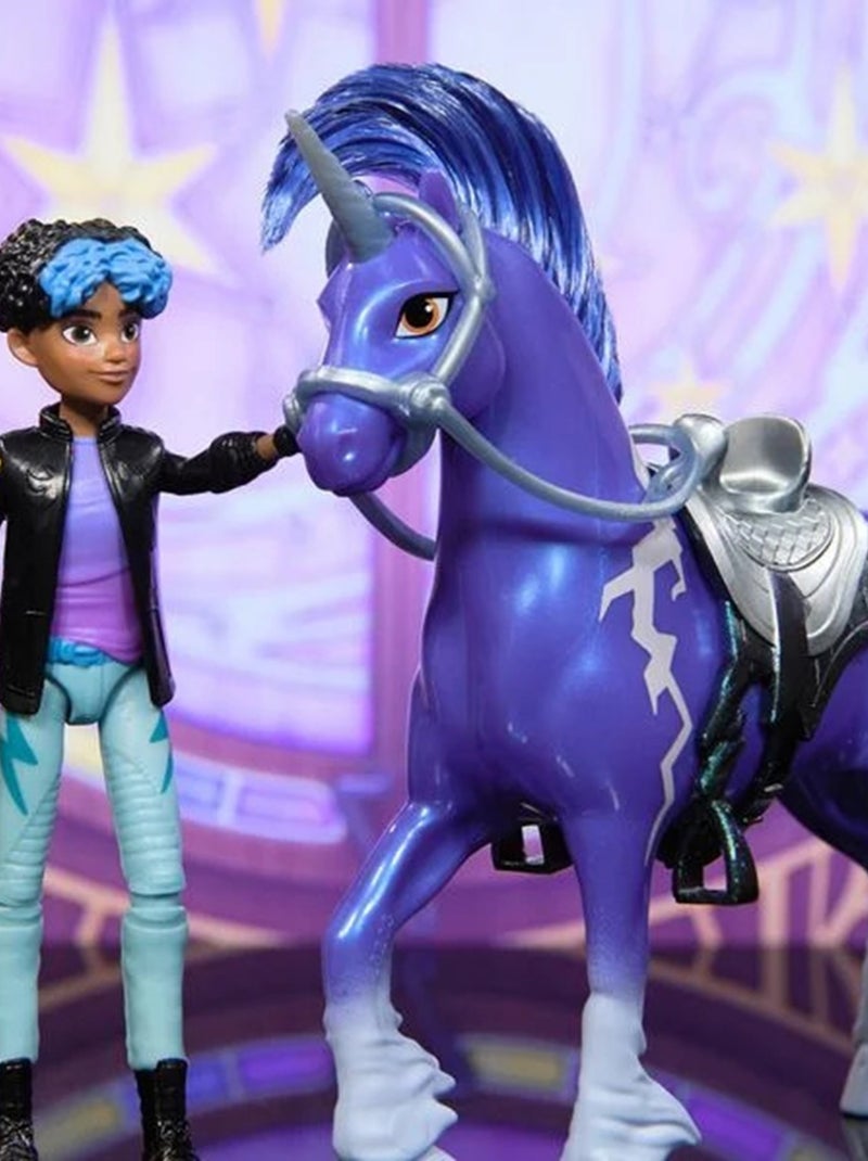 Unicorn Academy - L'école des licornes - Licorne Storm + Poupée Rory Violet - Kiabi