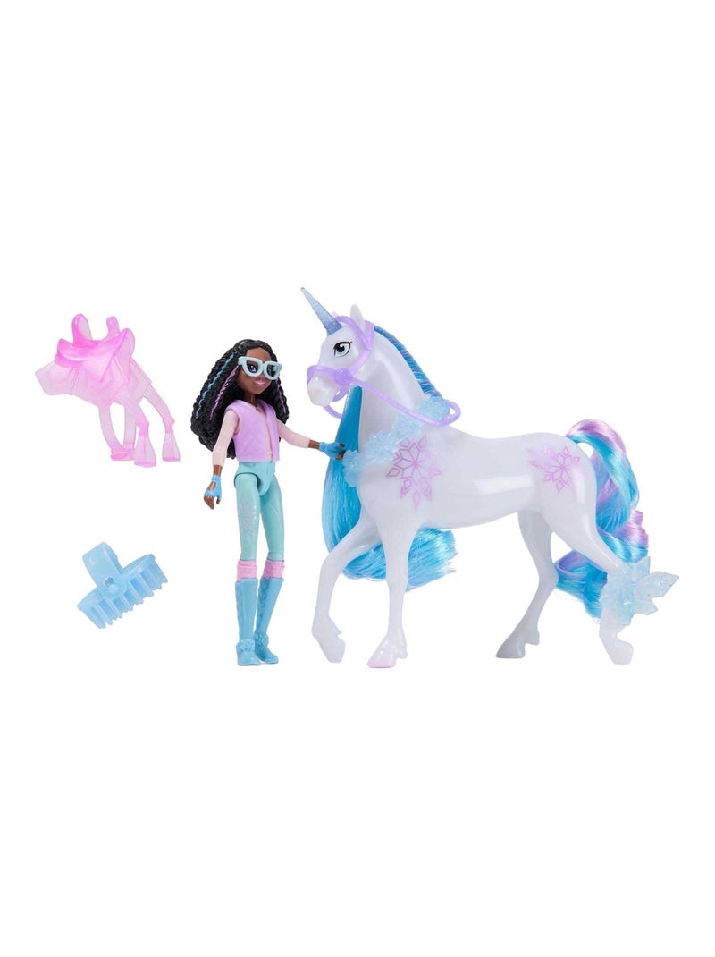 Unicorn Academy - Licorne Glacier + Poupée Layla Multicolore - Kiabi