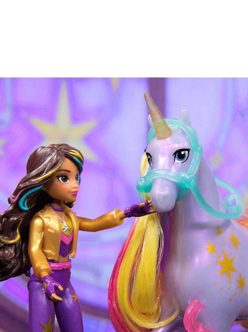 Unicorn Academy - Licorne Wildstar + Poupée Sophia - Kiabi