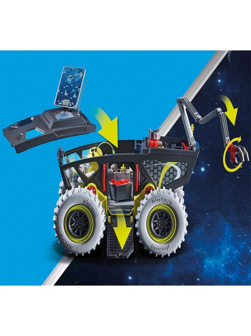 Unité mobile spatiale avec astronautes et navette - Kiabi