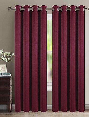Univers Decor - Rideau Occultant 140 X 260 Cm - 8 Panneaux - Kiabi