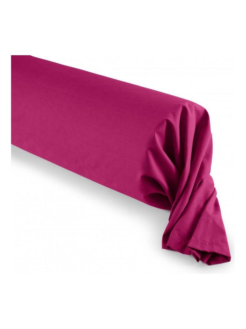 Univers Decor - Taie De Traversin 45 X 185 Cm / 100% Coton 57 Fils/cm² Rose fushia - Kiabi