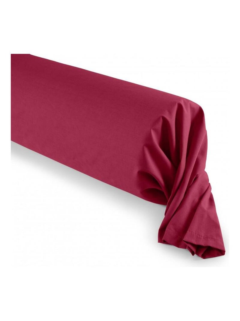 Univers Decor - Taie De Traversin 45 X 185 Cm / 100% Coton 57 Fils/cm² Rouge - Kiabi