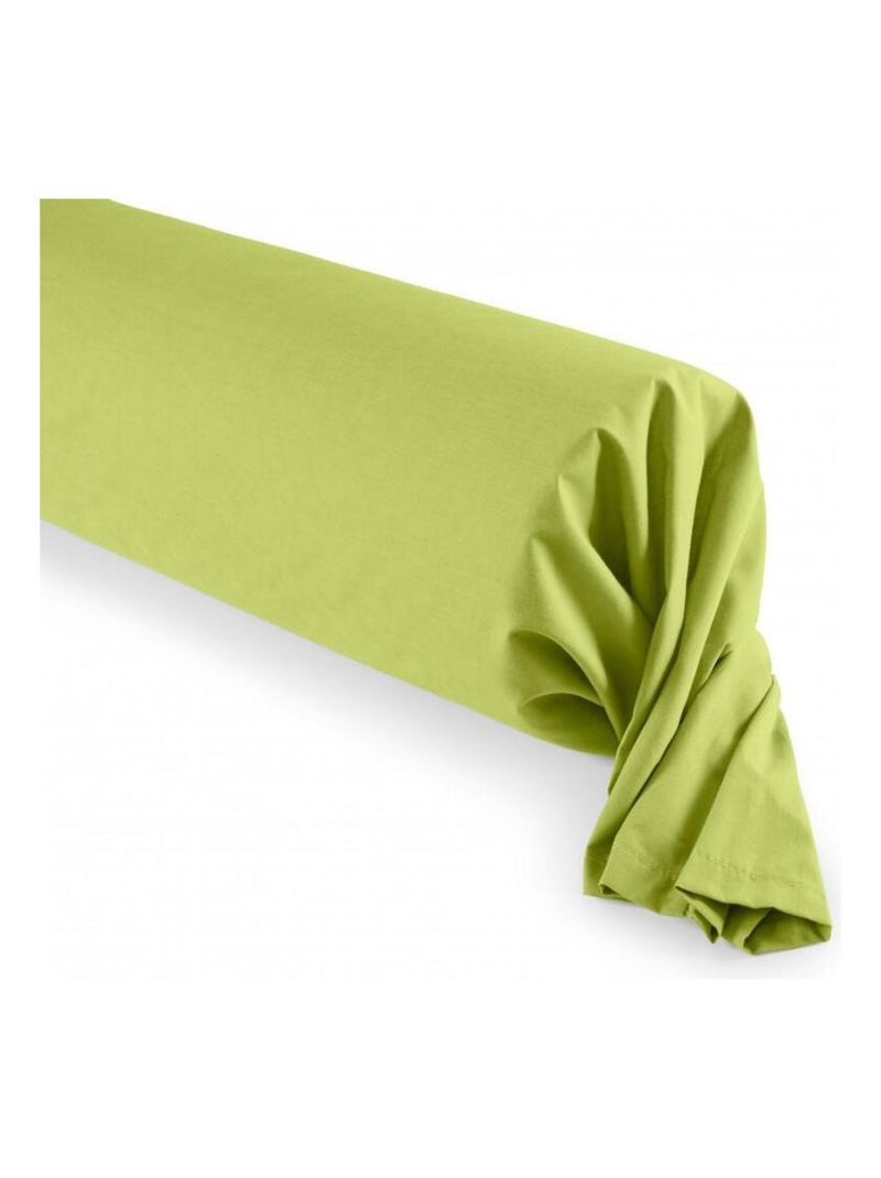 Univers Decor - Taie De Traversin 45 X 185 Cm / 100% Coton 57 Fils/cm² Vert anis - Kiabi