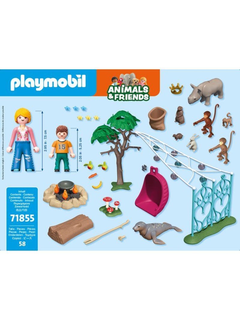 Univers miniature - fête d'anniversaire dans le jardin - playmobil N/A - Kiabi