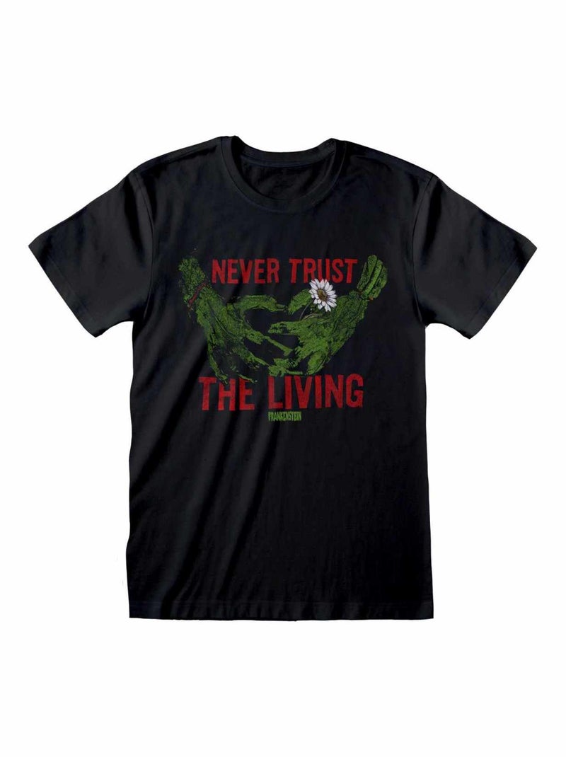Universal Monsters - T-shirt NEVER TRUST THE LIVING Noir - Kiabi