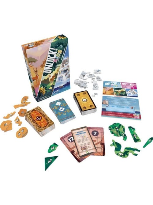 Unlock! Kids histoires mythes|asmodee - escape game - 3 histoires chacunes 2 aventures - dés 6ans - Kiabi