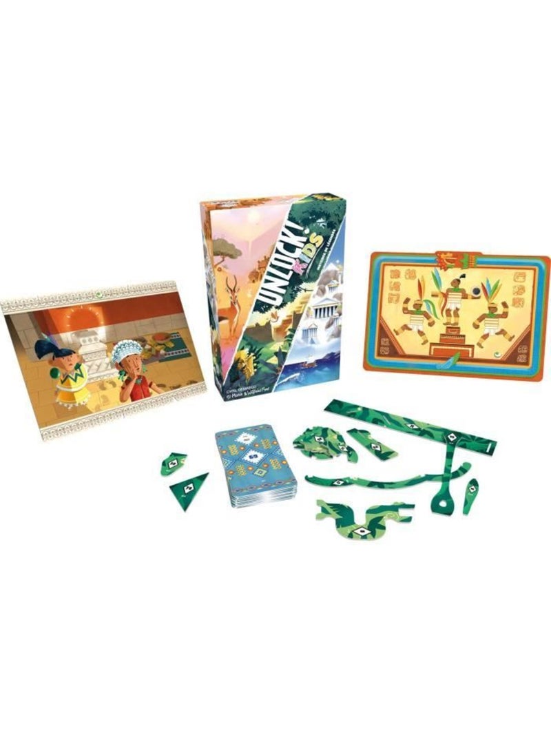 Unlock! Kids histoires mythes|asmodee - escape game - 3 histoires chacunes 2 aventures - dés 6ans N/A - Kiabi