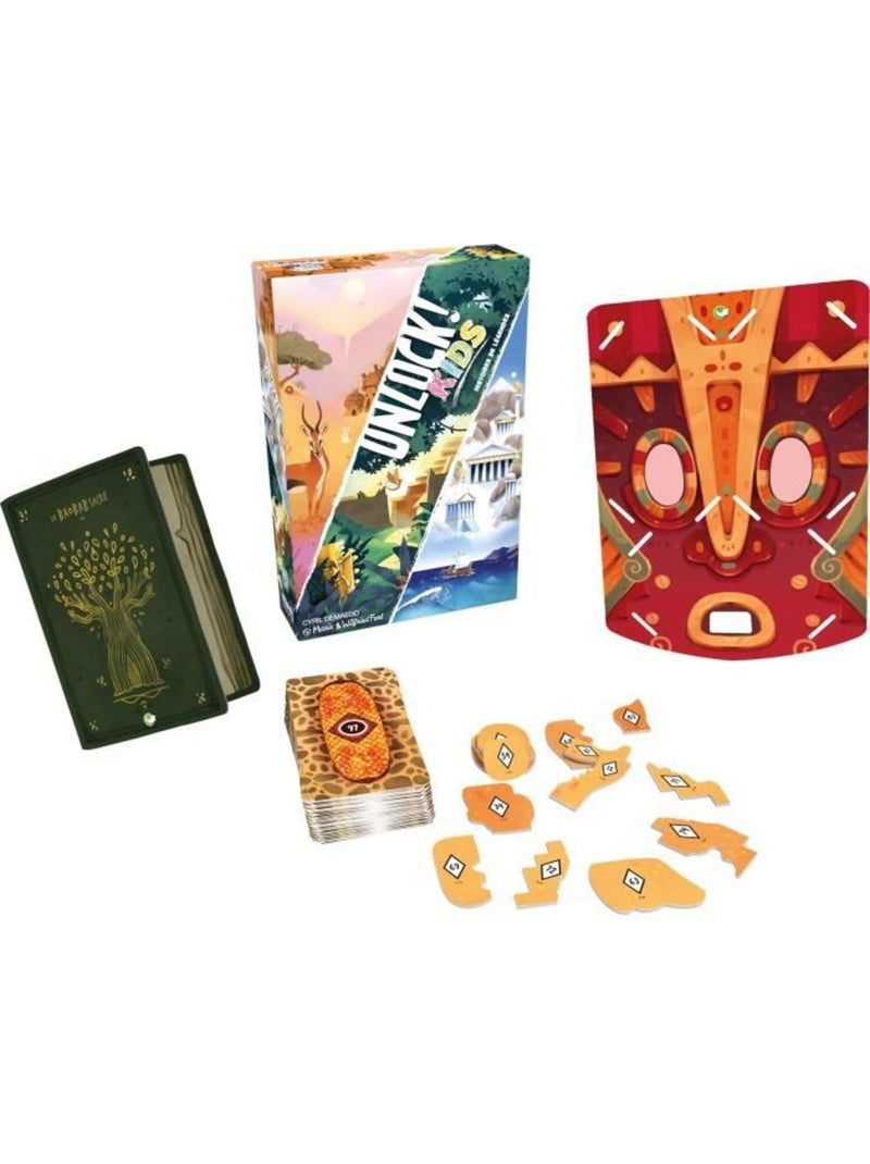 Unlock! Kids histoires mythes|asmodee - escape game - 3 histoires chacunes 2 aventures - dés 6ans N/A - Kiabi
