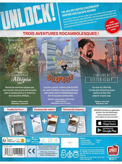 Unlock! Risky Adventures - Asmodee - Kiabi