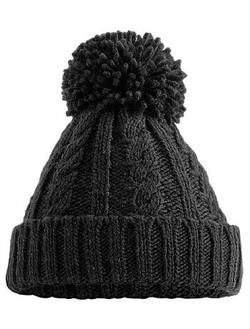 Unsiex adultes bonnet en tricot torsadé mélangé - beechfield