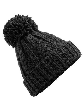 Unsiex adultes bonnet en tricot torsadé mélangé - beechfield