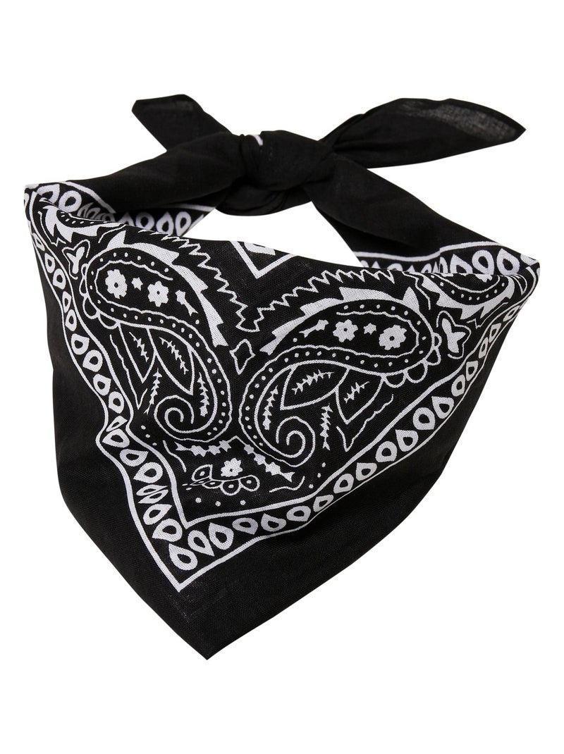Urban Classics - Bandana motif/style cachemire Noir - Kiabi