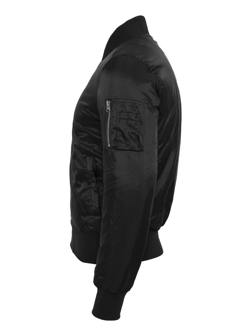 Urban Classics - Blouson d'aviateur BASIC Noir - Kiabi