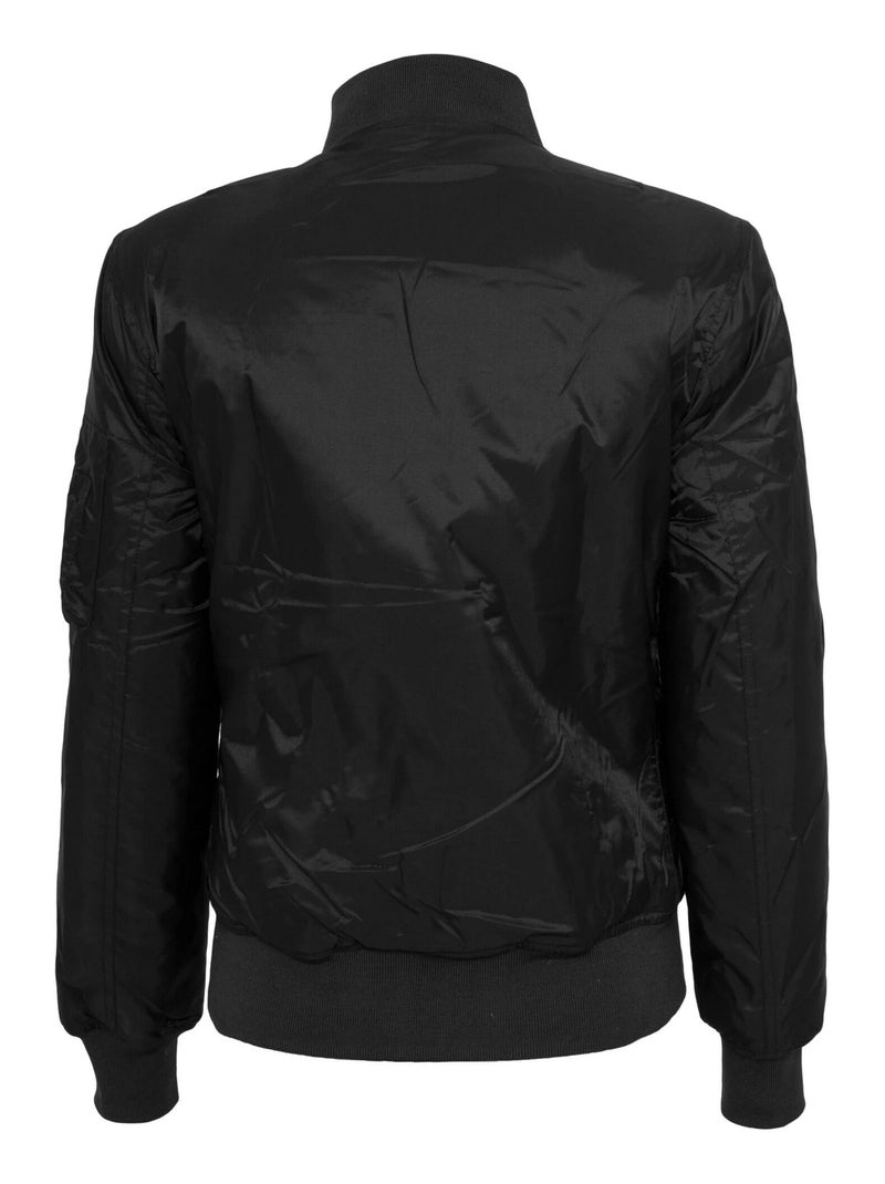 Urban Classics - Blouson d'aviateur BASIC Noir - Kiabi