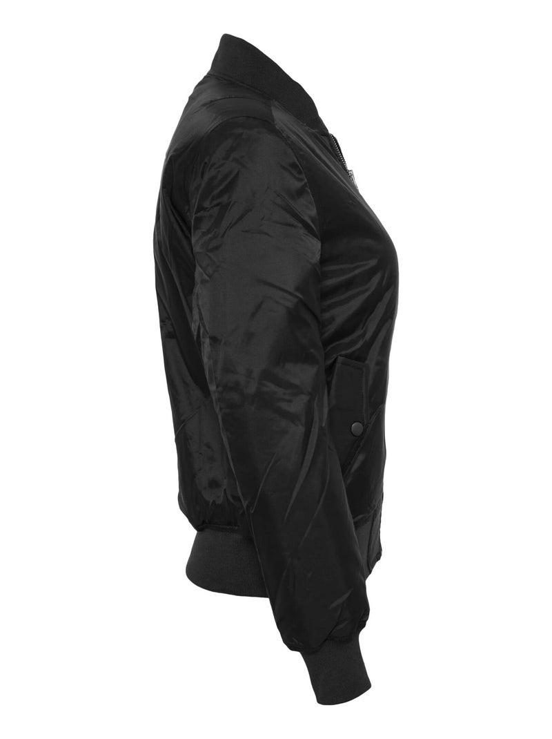 Urban Classics - Blouson d'aviateur BASIC Noir - Kiabi