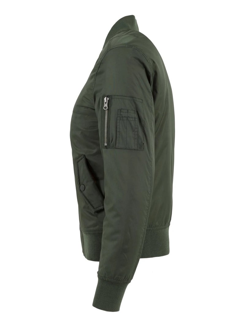 Urban Classics - Blouson d'aviateur BASIC Vert olive - Kiabi