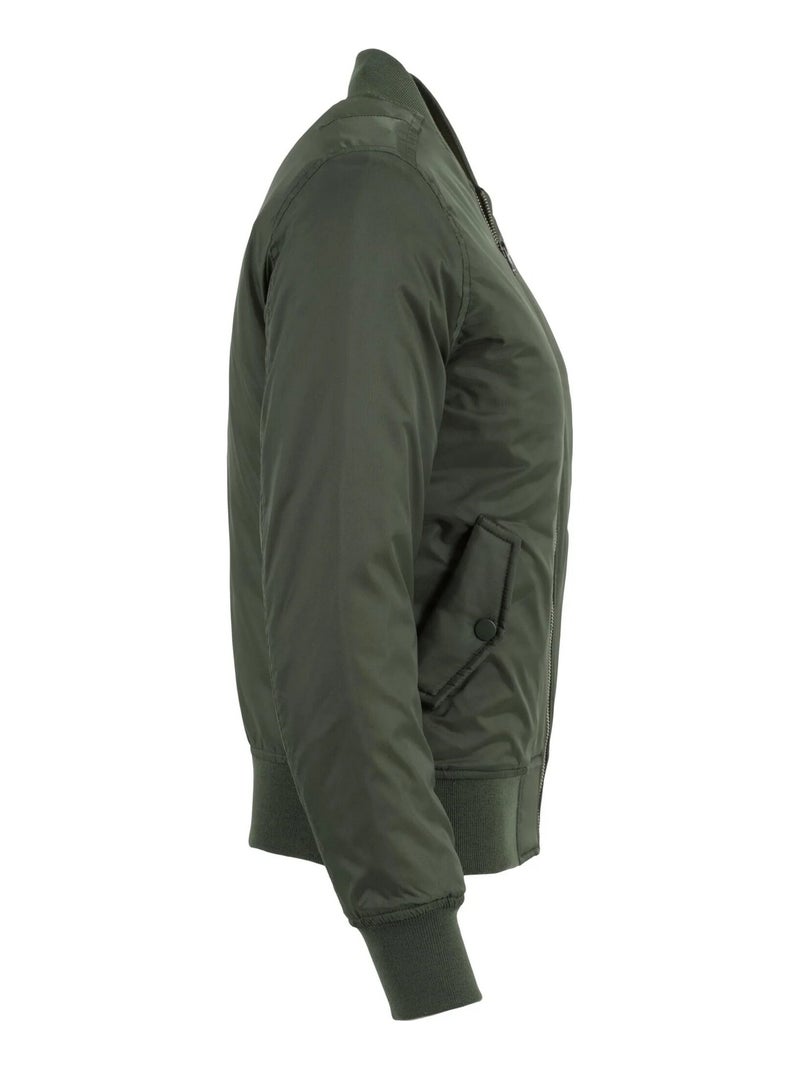 Urban Classics - Blouson d'aviateur BASIC Vert olive - Kiabi