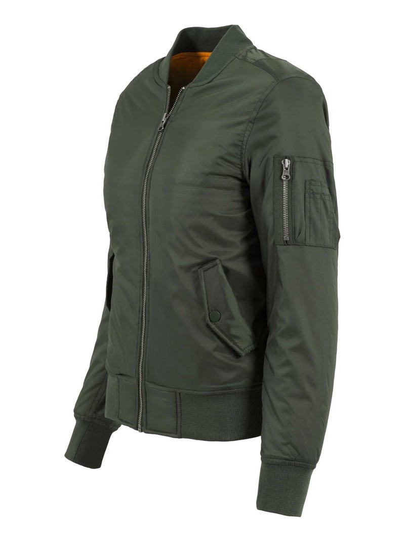 Urban Classics - Blouson d'aviateur BASIC Vert olive - Kiabi