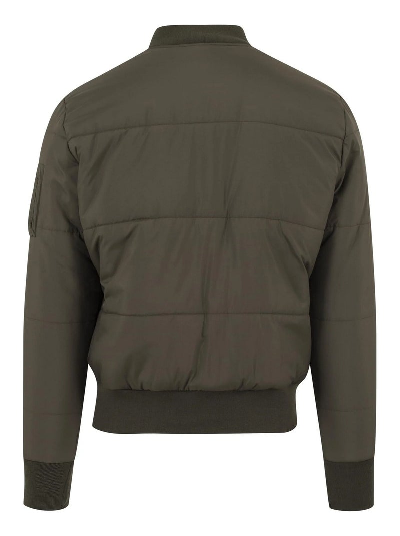 Urban Classics - Blouson d'aviateur BASIC Vert olive - Kiabi