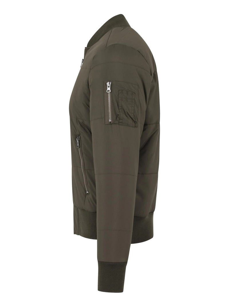 Urban Classics - Blouson d'aviateur BASIC Vert olive - Kiabi