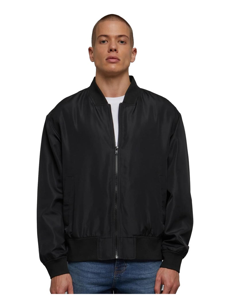 Urban Classics - Blouson d'aviateur Noir - Kiabi