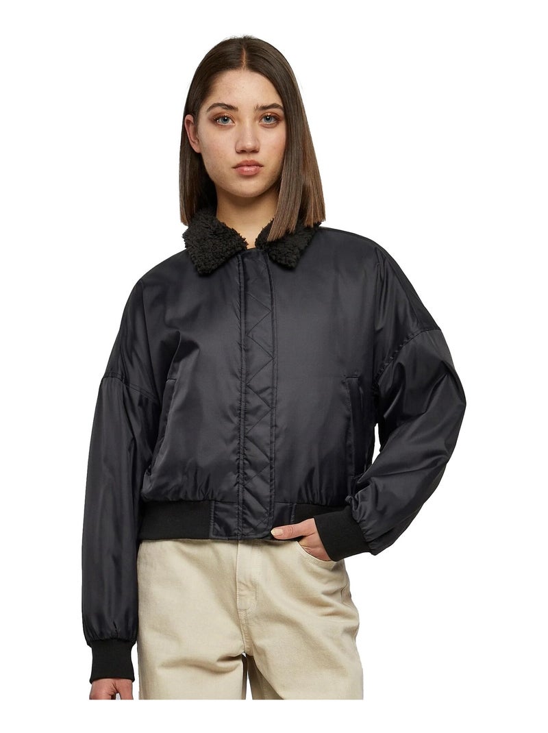 Urban Classics - Blouson d'aviateur Noir - Kiabi