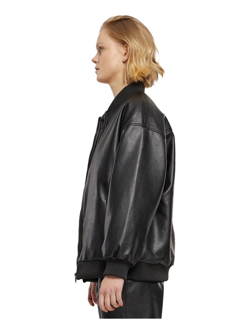 Urban Classics - Blouson d'aviateur Noir - Kiabi