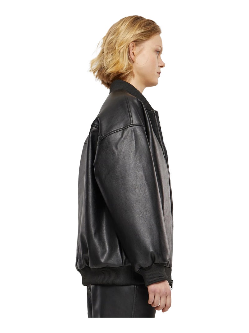 Urban Classics - Blouson d'aviateur Noir - Kiabi