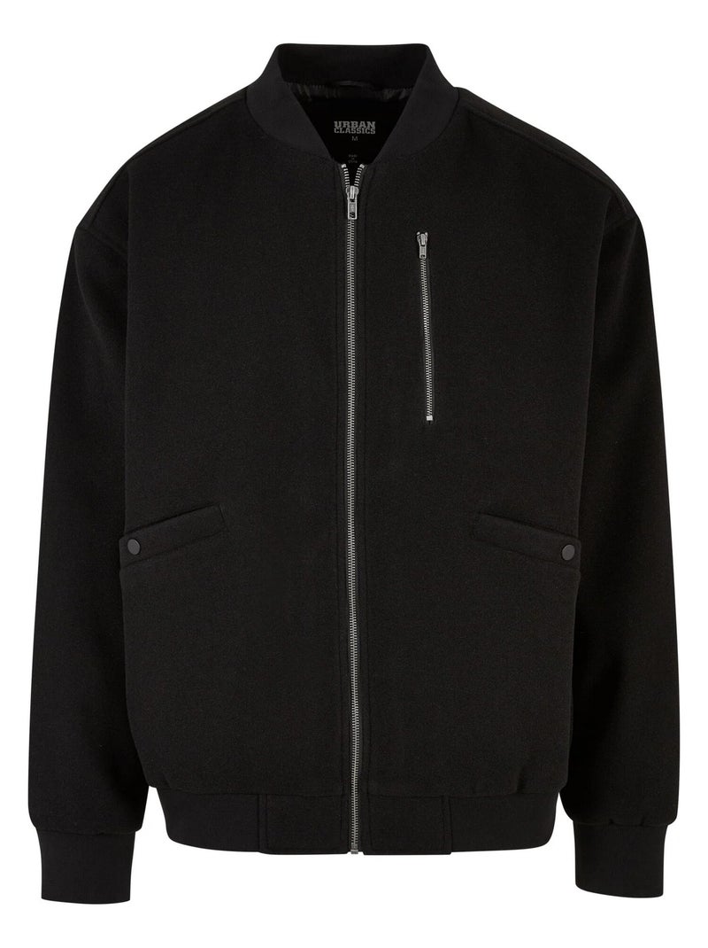 Urban Classics - Blouson d'aviateur Noir - Kiabi