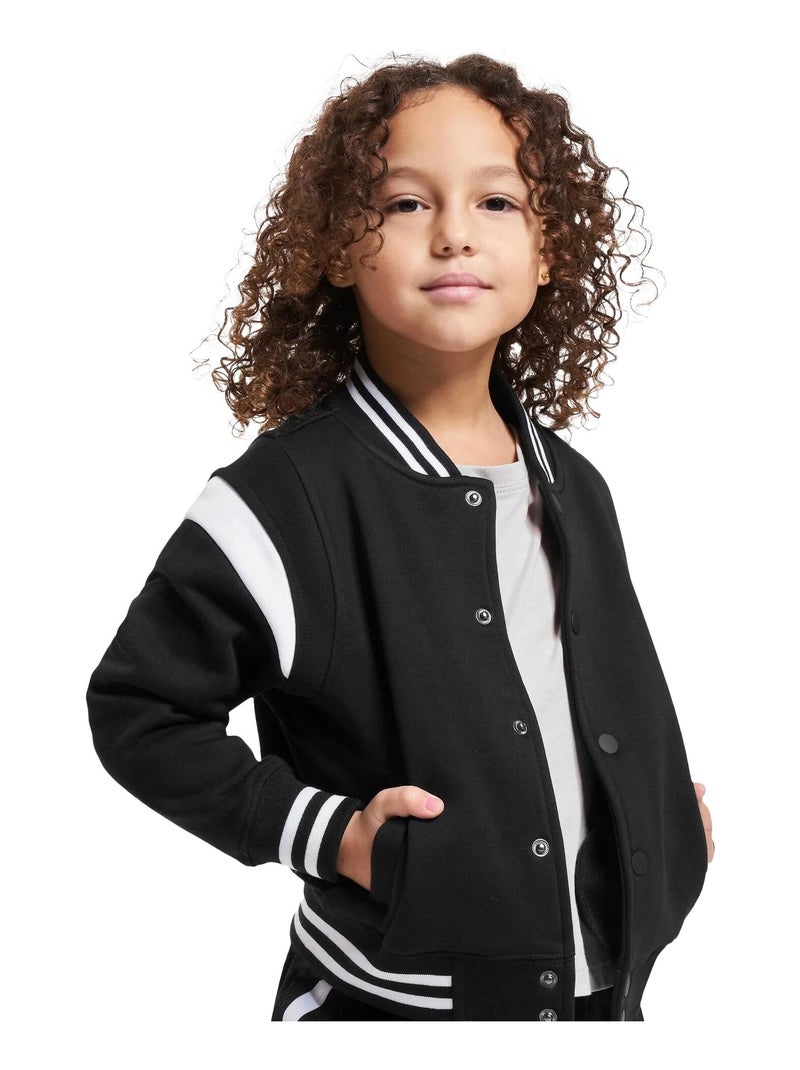 Urban Classics - Blouson d'université Noir Blanc - Kiabi