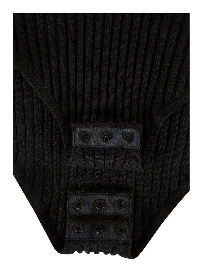 Urban Classics - Body manches longues motif/style Côtelé Noir - Kiabi