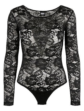 Urban Classics - Body manches longues motif/style Lacets