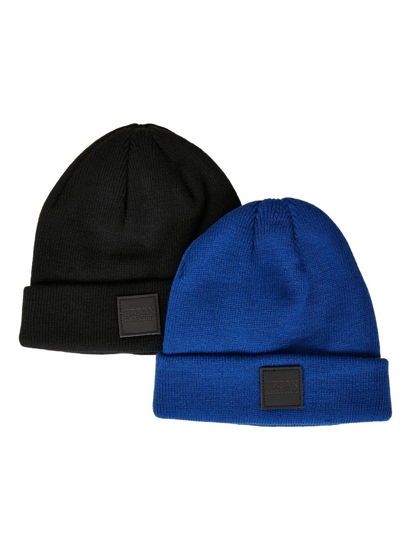 Urban Classics - Bonnets motif/style Écusson Noir Bleu - Kiabi