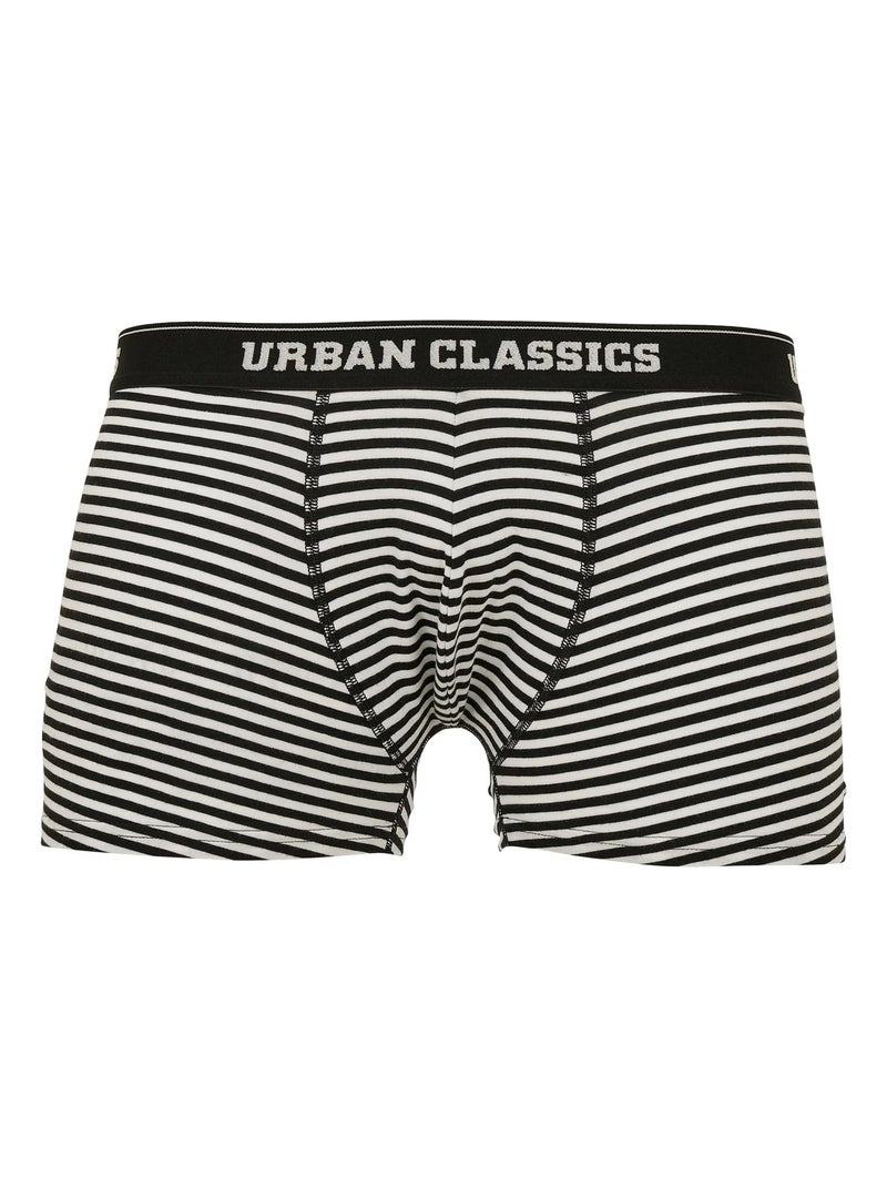 Urban Classics - Boxers motif/style à rayures Vert bouteille - Kiabi
