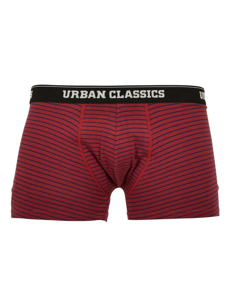Urban Classics - Boxers motif/style à rayures Vert bouteille - Kiabi