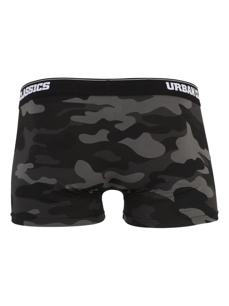 Urban Classics - Boxers motif/style camouflage Vert forêt - Kiabi