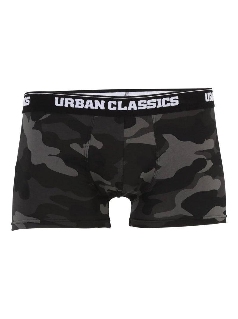 Urban Classics - Boxers motif/style camouflage Vert forêt - Kiabi