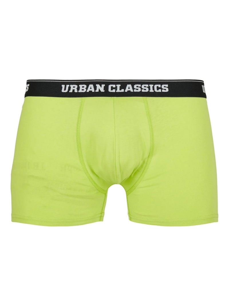 Urban Classics - Boxers motif/style Île Noir - Kiabi