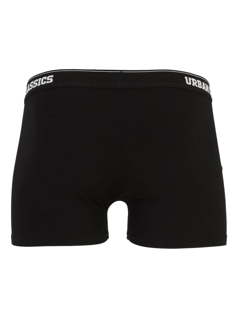 Urban Classics - Boxers motif/style imprimé intégral Blanc Gris anthracite Noir - Kiabi