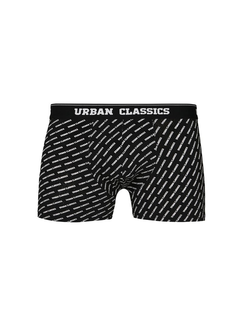 Urban Classics - Boxers motif/style imprimé intégral Noir Vert Noir - Kiabi
