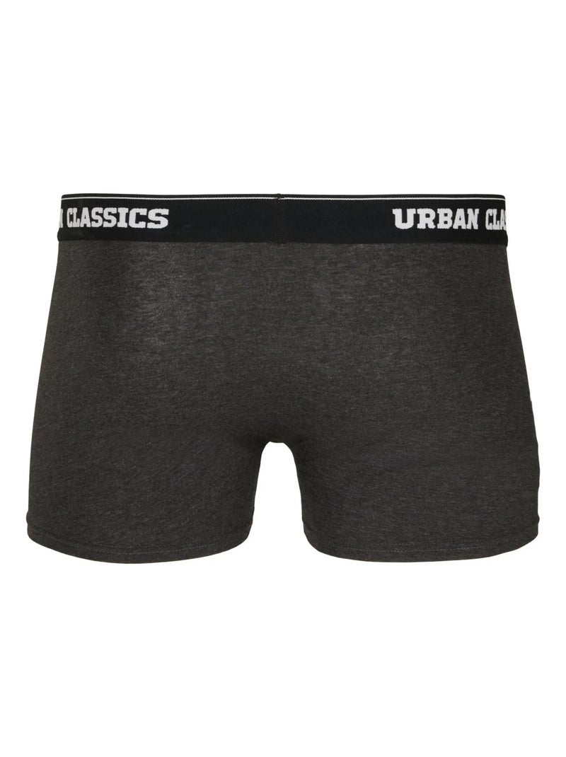 Urban Classics - Boxers motif/style Logo répété Noir - Kiabi