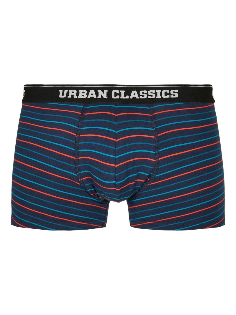 Urban Classics - Boxers motif/style Oiseau Bleu foncé - Kiabi