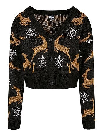 Urban Classics - Cardigan manches longues Noël