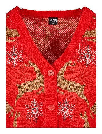 Urban Classics - Cardigan manches longues Noël
