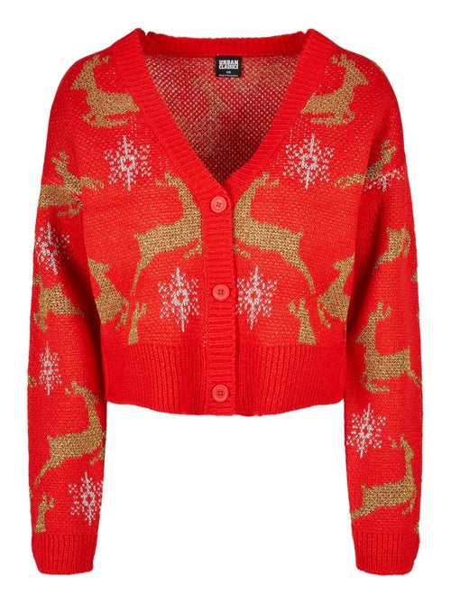 Urban Classics - Cardigan manches longues Noël - Kiabi