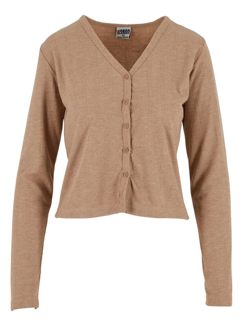 Urban Classics - Cardigan motif/style Côtelé - Kiabi